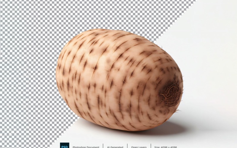 Yam Fresh Vegetable Transparent bakgrund 04
