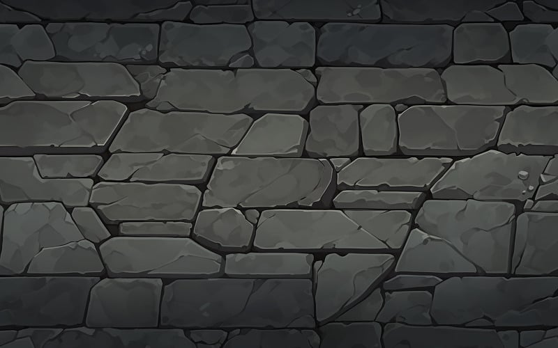 Modello di muro di pietra nera sfondo_muro di mattoni scuri sfondo_muro di pietra grigia sfondo