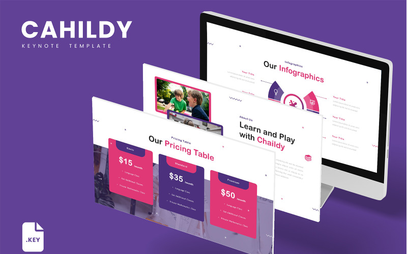 Chaildy – Keynote-sjabloon voor Kids Academy