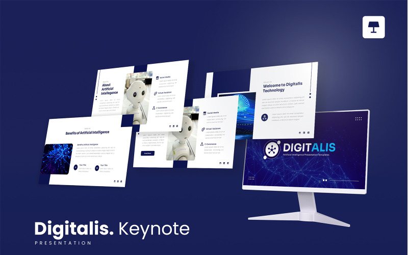 Digitalis – KI-Keynote-Vorlage