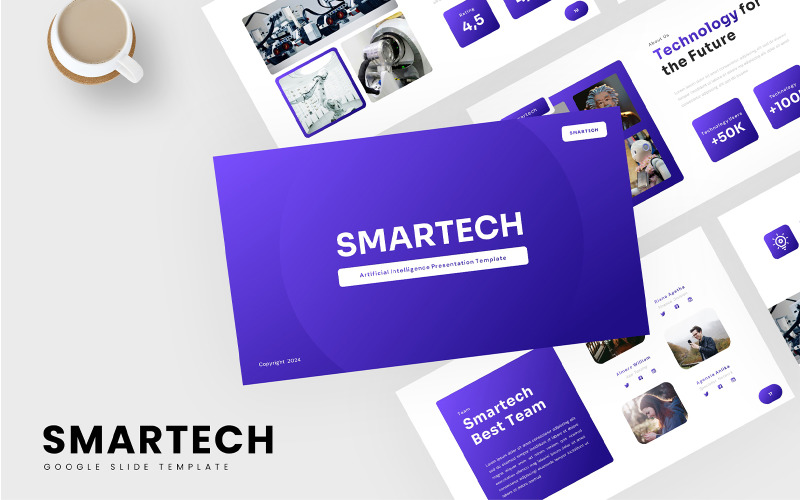Smartech – Ai 谷歌幻灯片模板