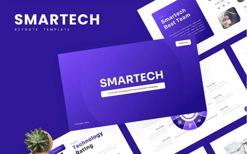 Smartech – Ai Keynote-sjabloon