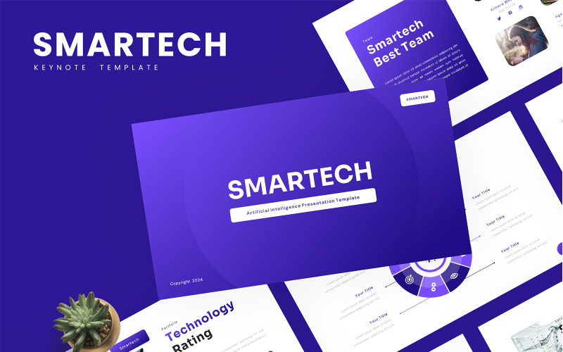 Smartech – Ai-Keynote-Vorlage