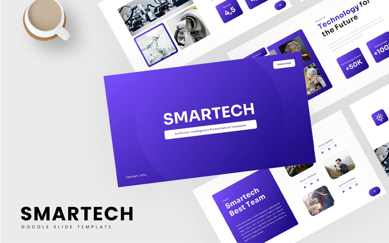 Smartech – Шаблон слайдов Ai Google