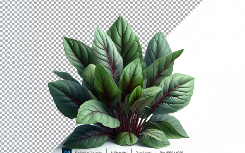 sorrel Färsk grönsak Transparent bakgrund 08