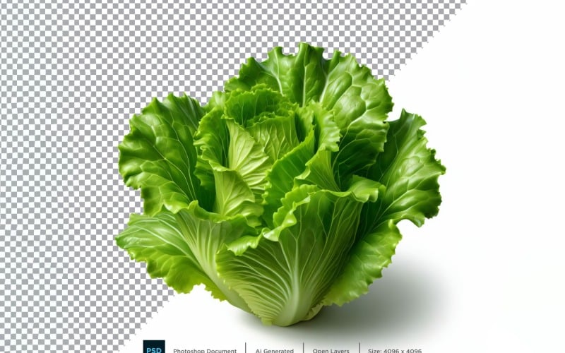 Lettuce Fresh Vegetable Transparent background 08