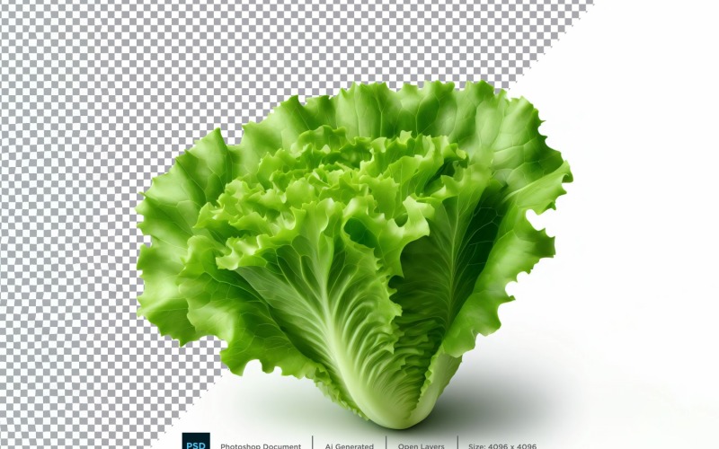 Salat, frisches Gemüse, transparenter Hintergrund 09