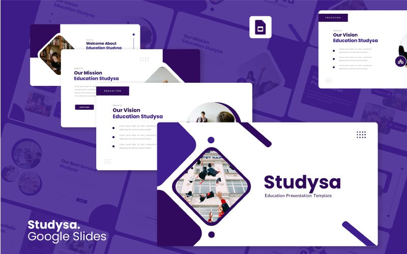 Studiesa - Onderwijs Google Slides-sjabloon