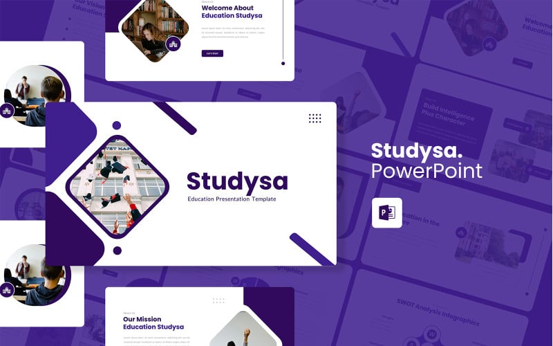 Studysa – Bildung PowerPoint-Vorlage