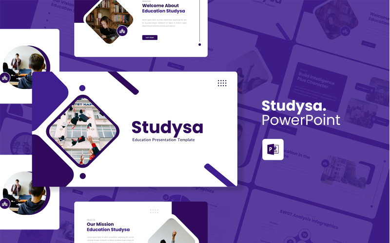 Studysa - 教育 PowerPoint 模板