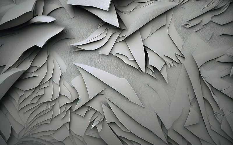 Witte steenpatroon achtergrond_abstract steenpatroon_papercut achtergrond_3d muurachtergrond