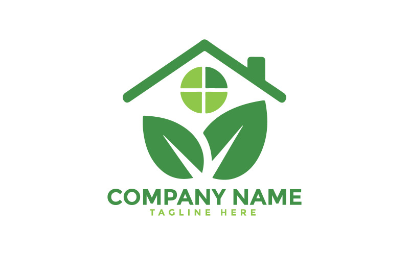 Diseño de logotipo dinámico de bienes raíces