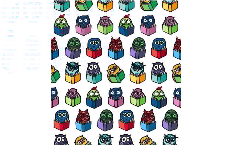 Vicces baglyok könyvmintákkal