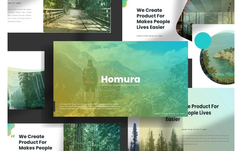 Modelos de apresentação do PowerPoint Homura