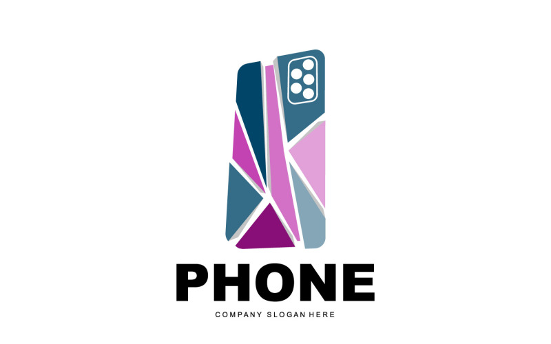 Smartphone Logo vettoriale telefono moderno DesignV24