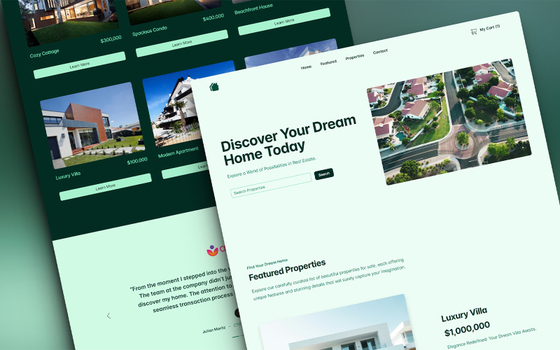 Properta - HTML-шаблон цільової сторінки нерухомості