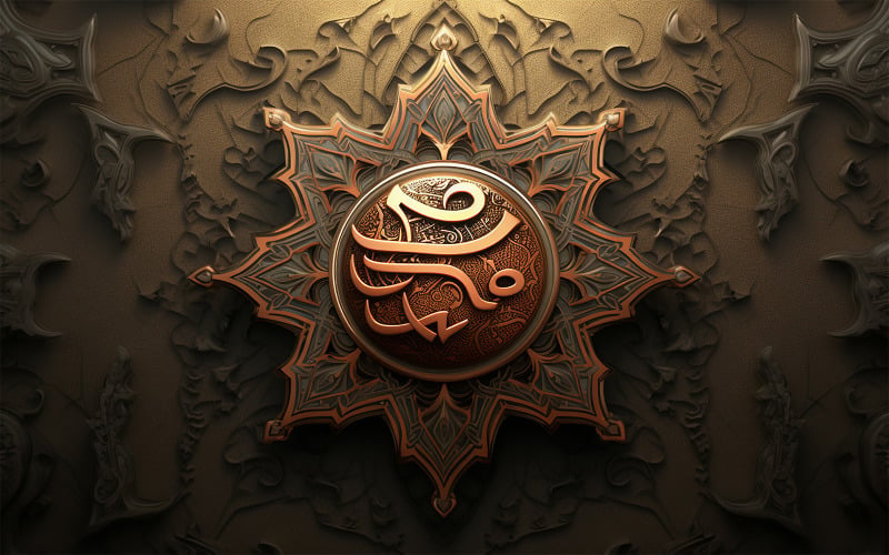 Arab tipográfia_iszlám szimbólum