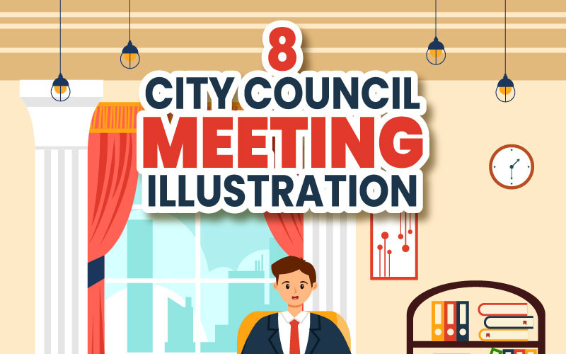 8 Ilustração da Reunião da Câmara Municipal