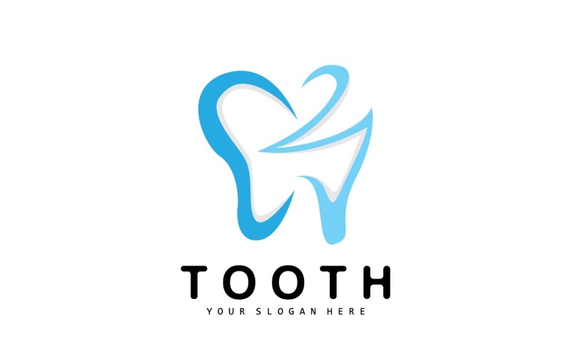 Logo del dente Salute dentale VectorV2