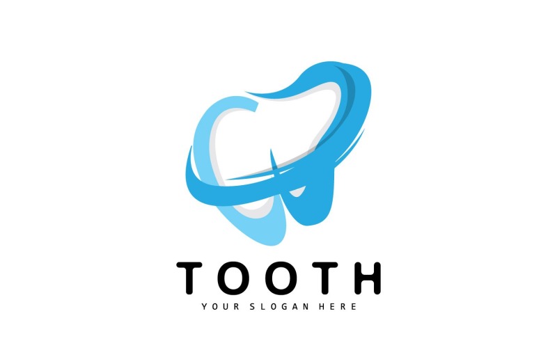 Логотип зуба Dental Health VectorV15