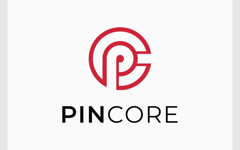 Brief CP cirkel Monogram Logo