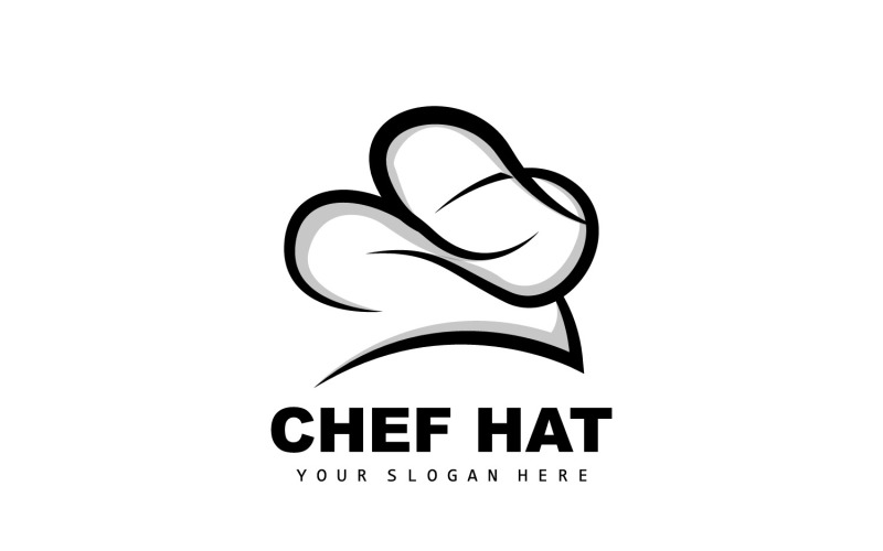 Chef-kok logo ontwerp kookinspiratie vectorV23