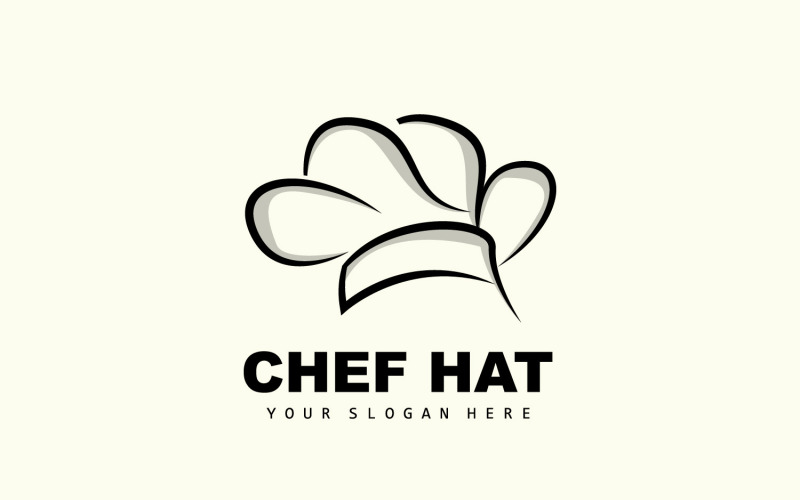 Chef Logo Design Ispirazione culinaria vettoreV25