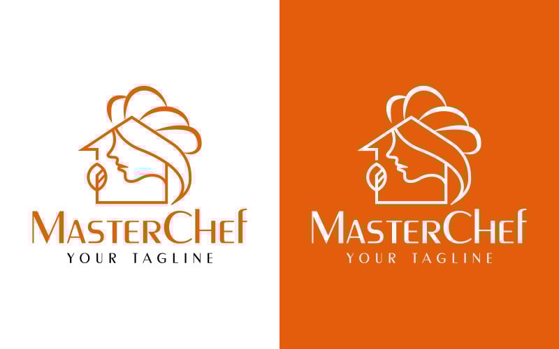 Diseño de logotipo de comida casera orgánica Miss MasterChef