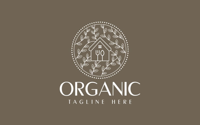 Organik Ev Yapımı Gıda Logo Tasarımı