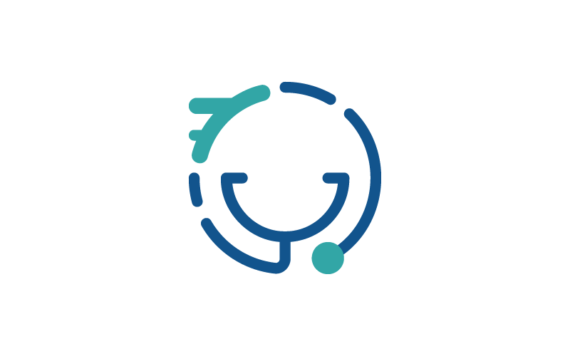Modèle de logo de tourisme de santé de vacances médicales