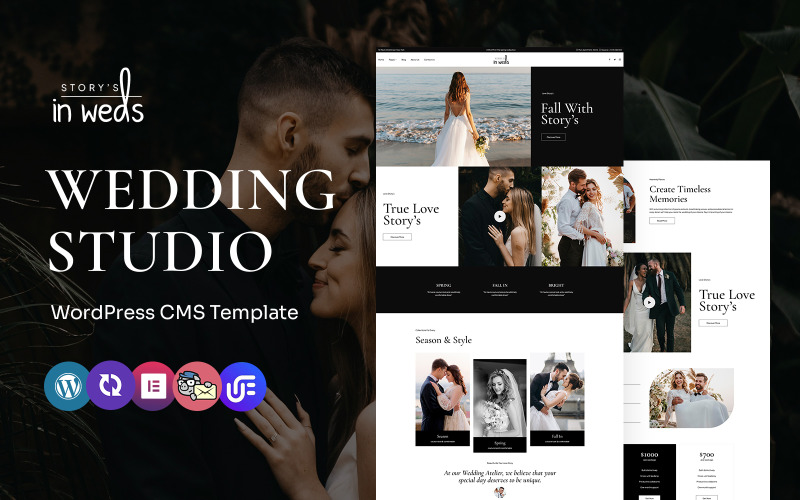 Inweds - Tema WordPress Elementor multiuso per location per matrimoni