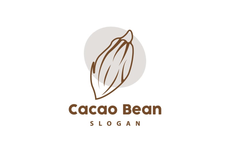 Logo kakaových bobů Premium Design VintageV2