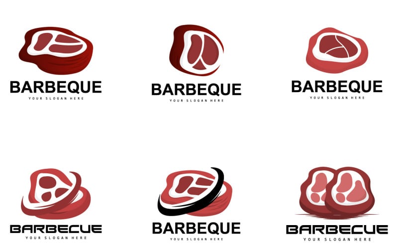 Barbecue-logo hete grillontwerpV1