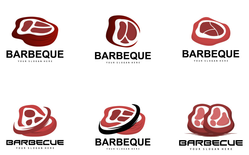 Grill-Logo, heißer Grill, DesignV1
