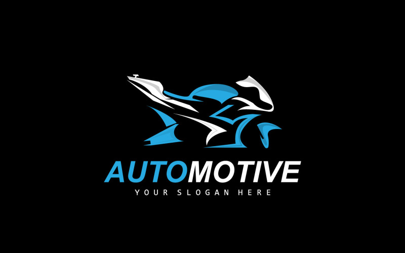Логотип мотоцикла MotoSport Vehicle Vector V8