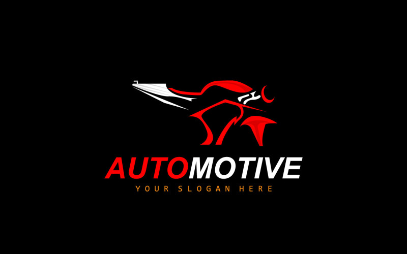 Motosiklet Logosu MotoSport Araç Vektör v5