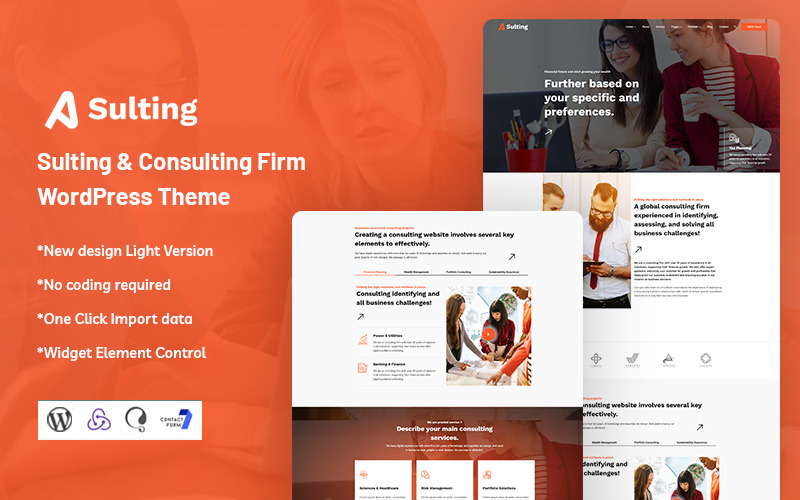 Sulting - Tema de WordPress para empresa consultora