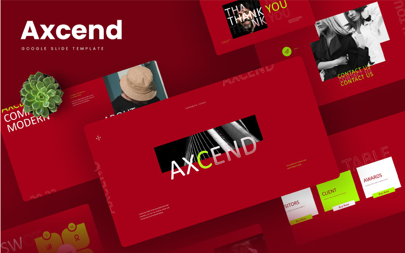 Axcend – Modèle de diapositives Google Mode