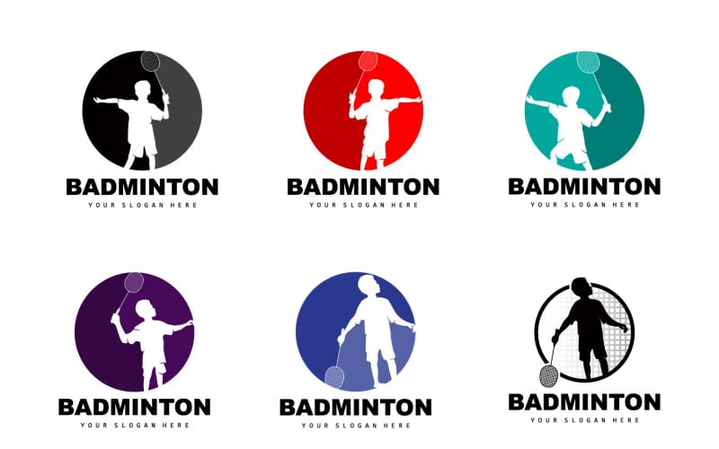 Badminton Logosu Badminton Raket Tasarımı SportV2
