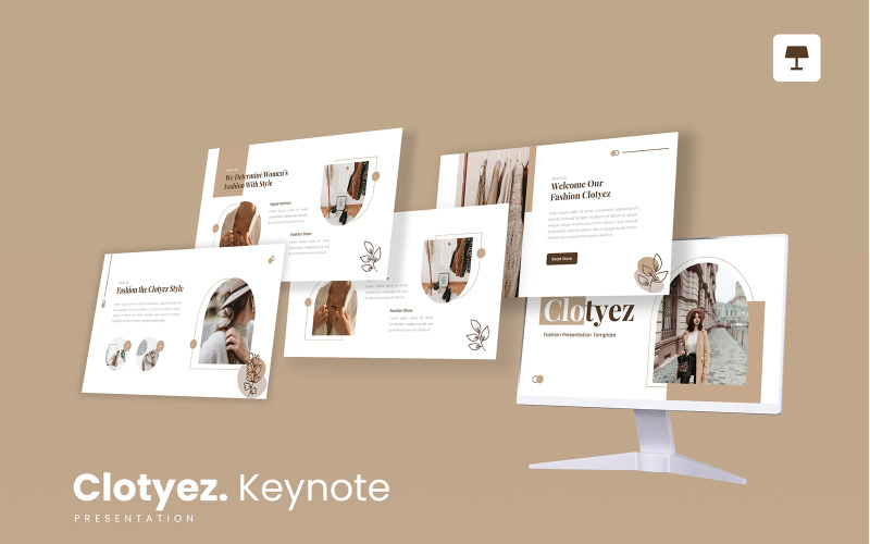 Clotyez - Keynote-Vorlage für Mode