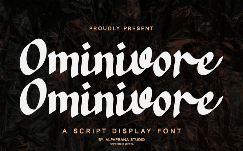 Omnivore - Modern weergavelettertype
