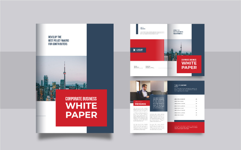 Whitepaper-Vorlage oder Business-Whitepaper