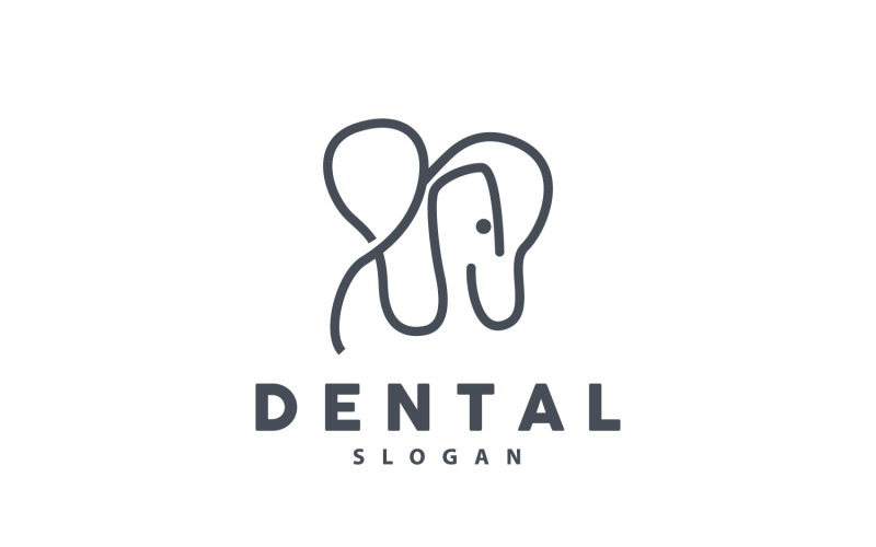 Logo de dent Santé dentaire Vector CareV12