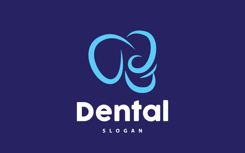 Logo del dente Dental Health Vector CareV21