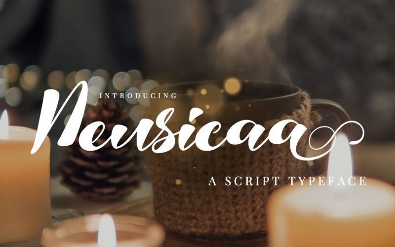 Neusicaa — рукописный шрифт