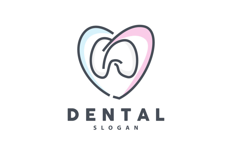 Зуб логотип Dental Health Vector CareV9