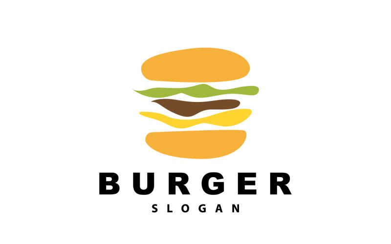 Burger Logo Projekt Fast Food HotV11