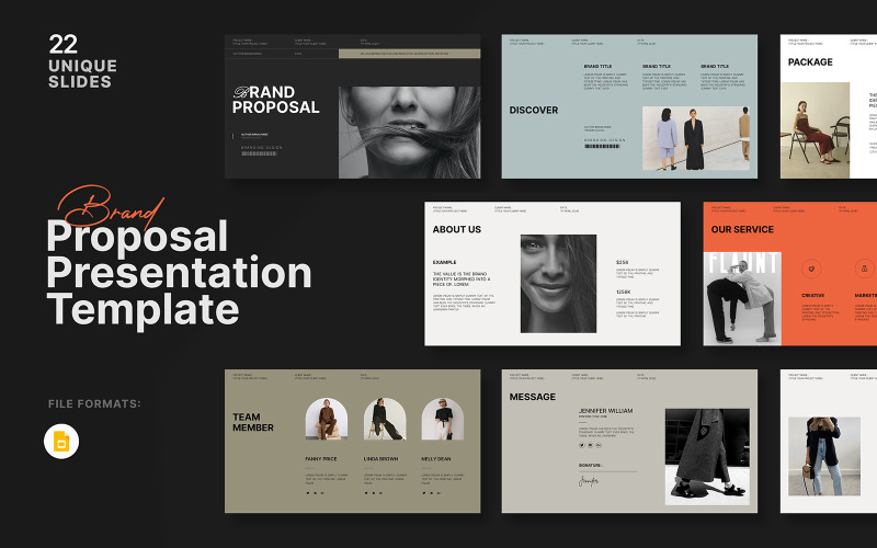 La proposta del brand Presentazione Googleslide