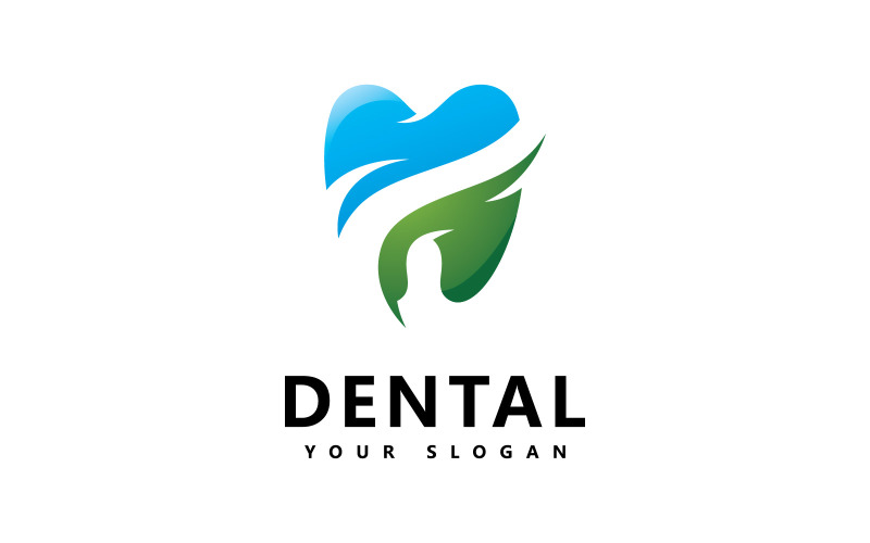 Ícone de logotipo dentário Design Vector V3