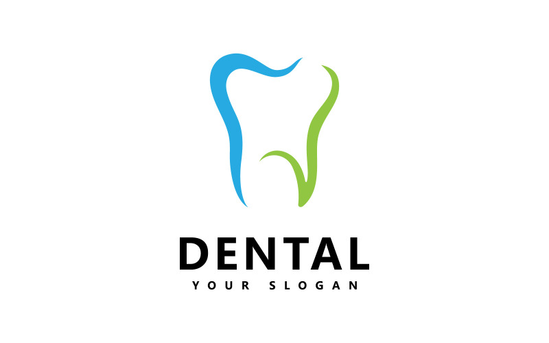 Icono de logotipo dental Diseño Vector V5